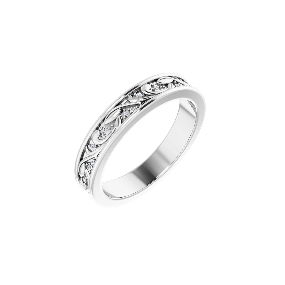 Floral Accented Band