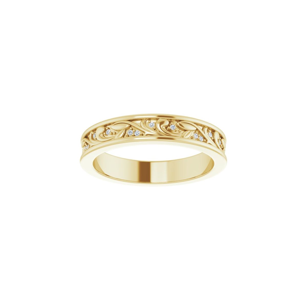 Floral Accented Band