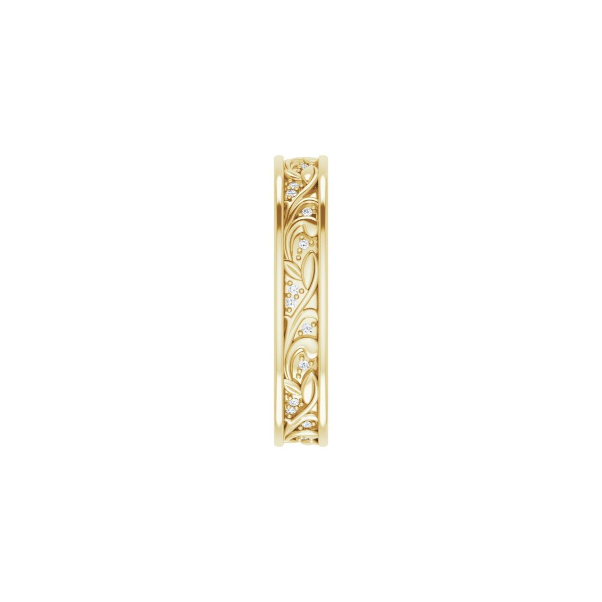 Floral Accented Band
