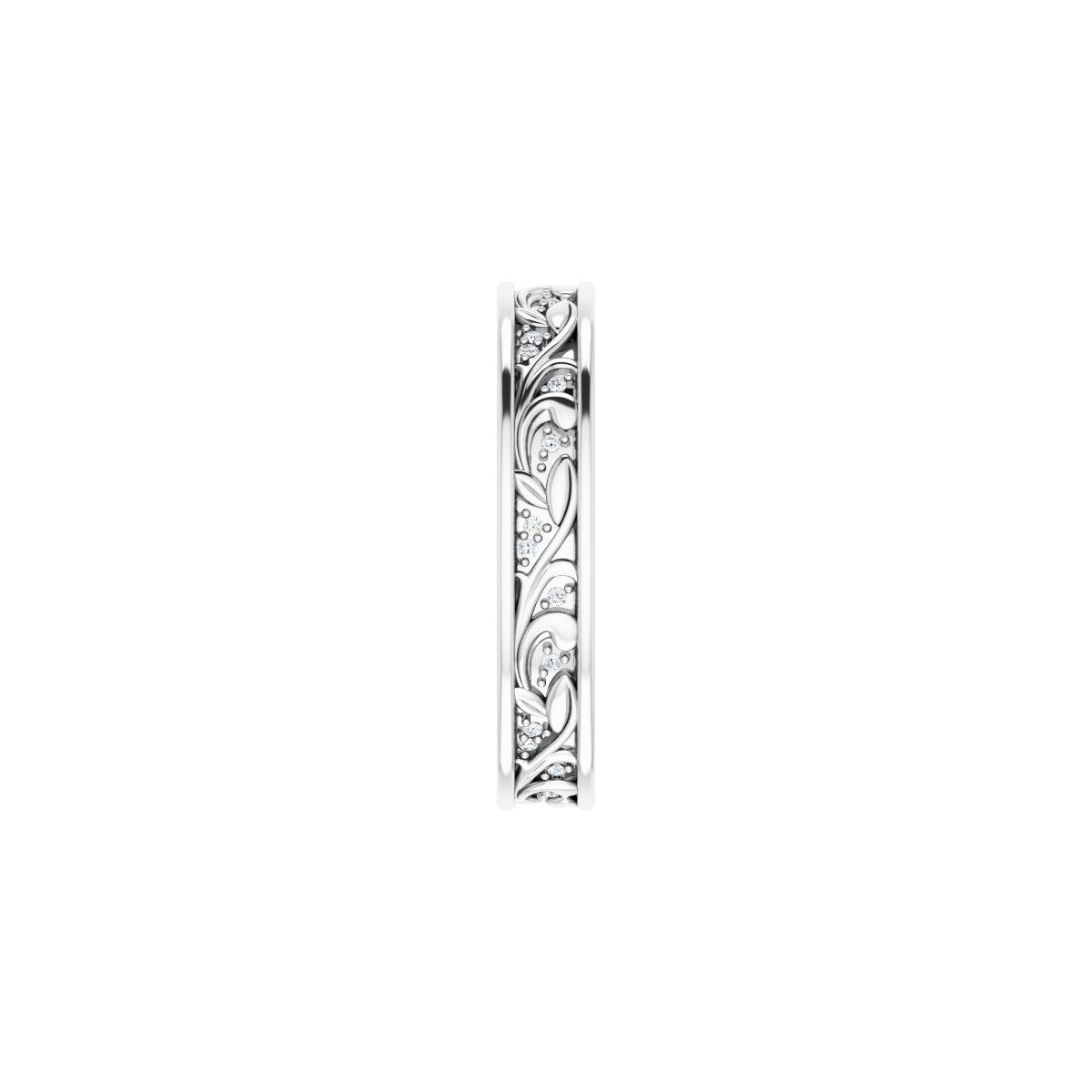 Floral Accented Band