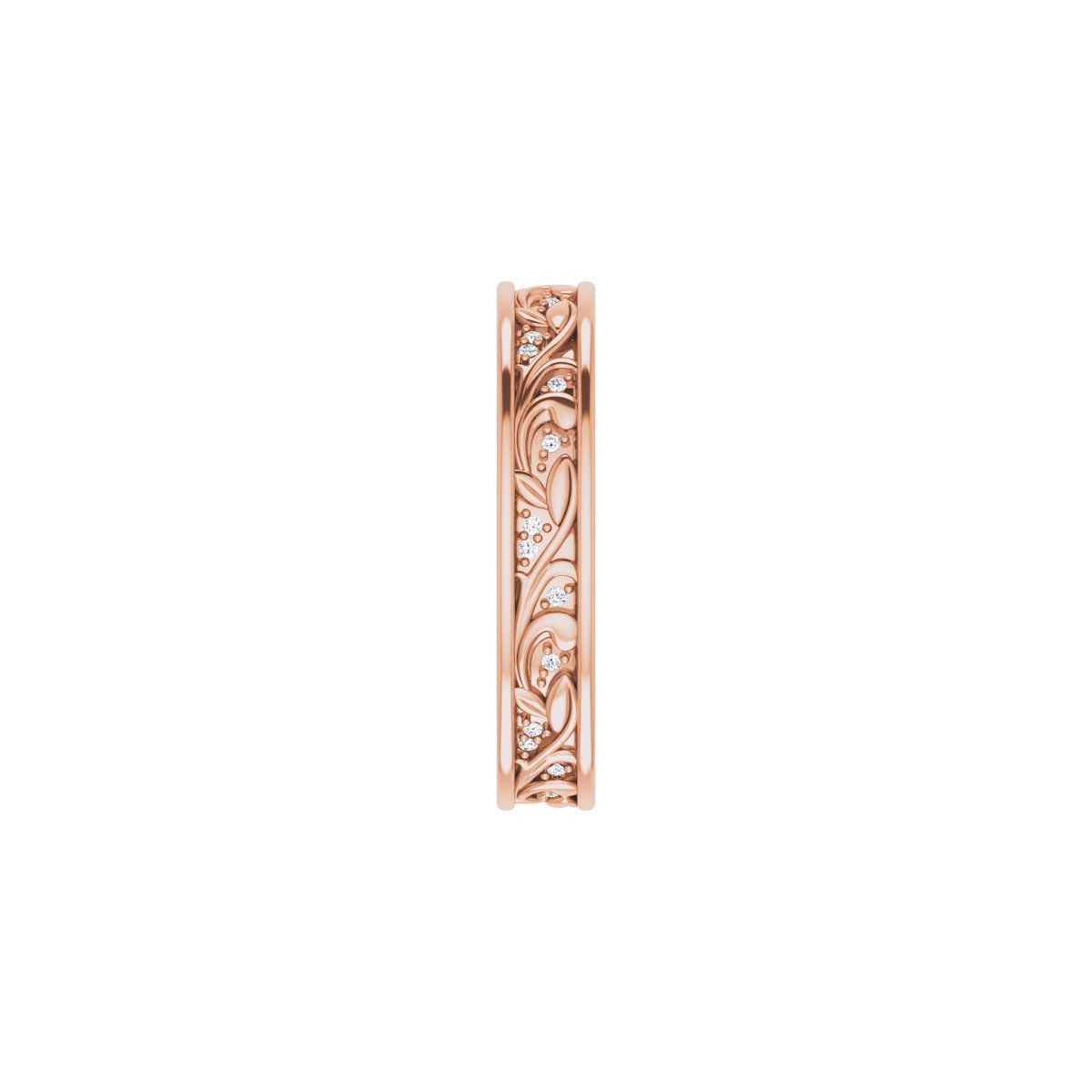 Floral Accented Band