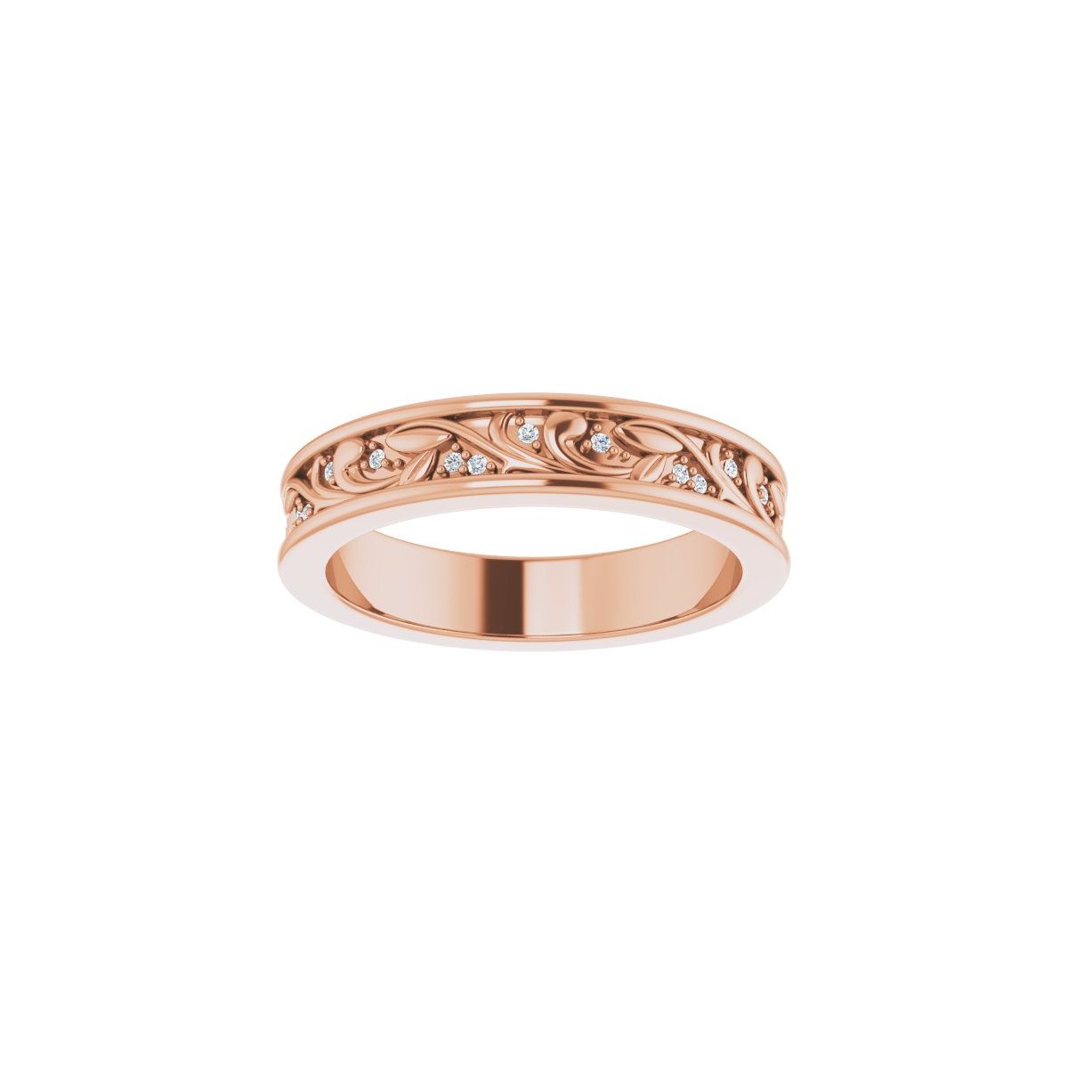 Floral Accented Band