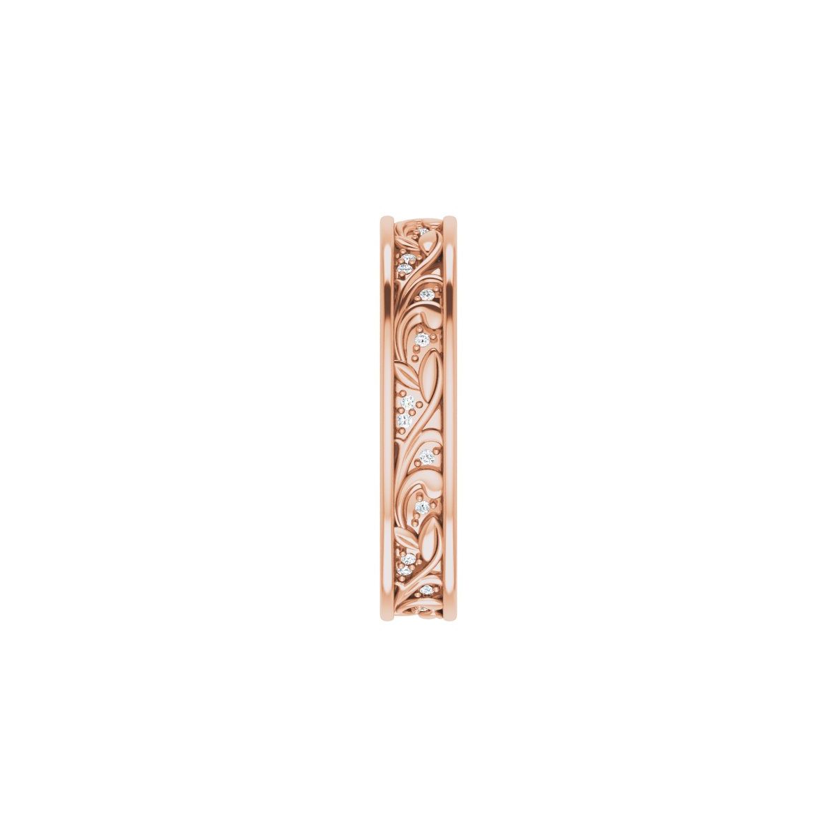 Floral Accented Band