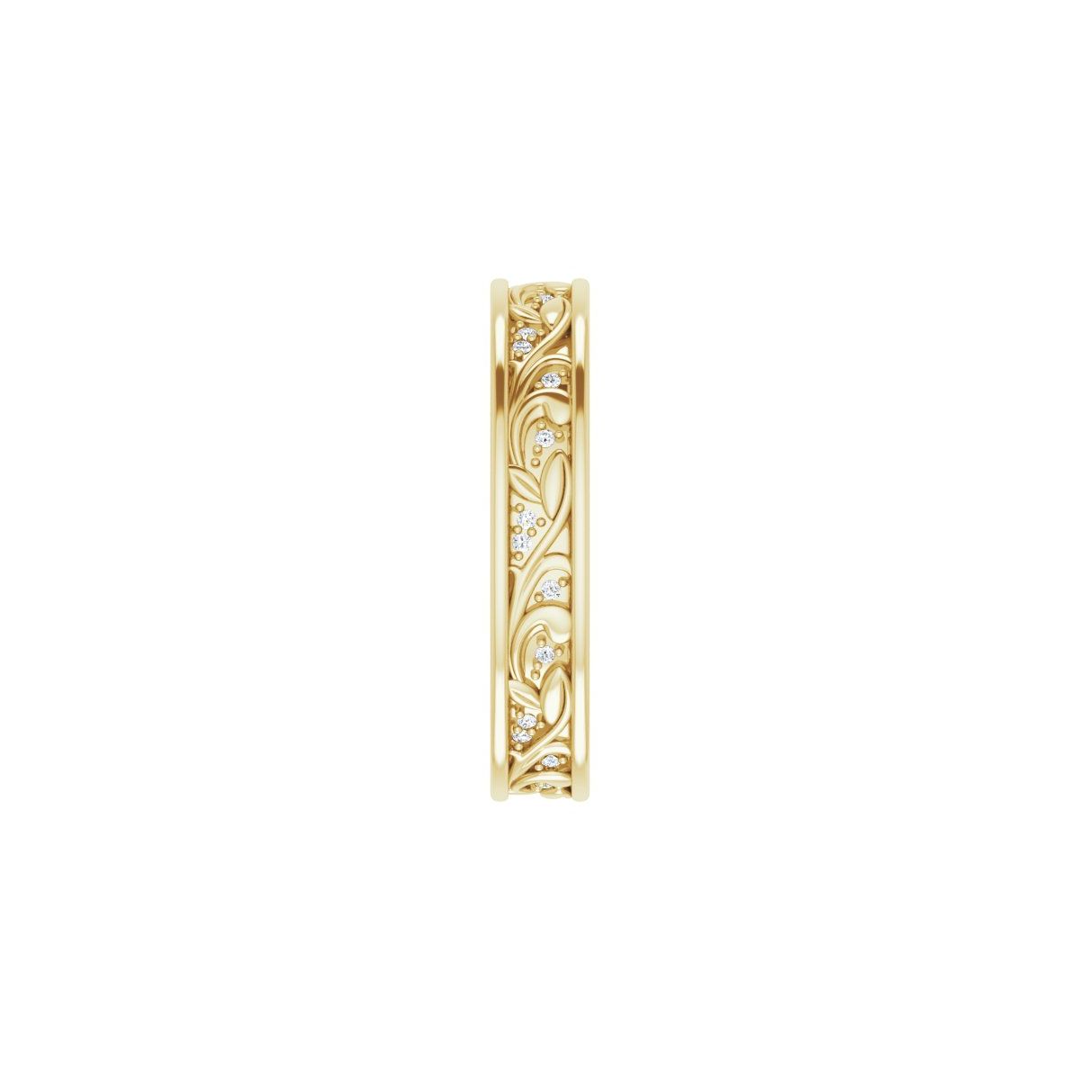 Floral Accented Band