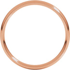 Lightweight Comfort-Fit European-Style Band