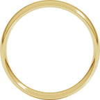 Lightweight Comfort-Fit European-Style Band