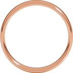 Lightweight Comfort-Fit European-Style Band
