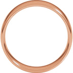 Lightweight Comfort-Fit European-Style Band