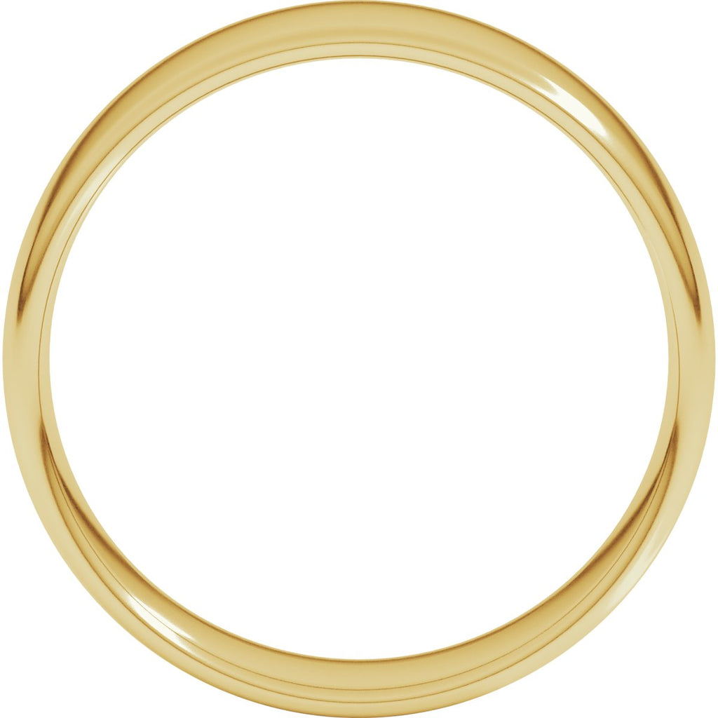 Lightweight Comfort-Fit European-Style Band