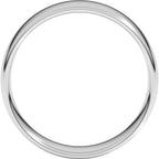 Lightweight Comfort-Fit European-Style Band