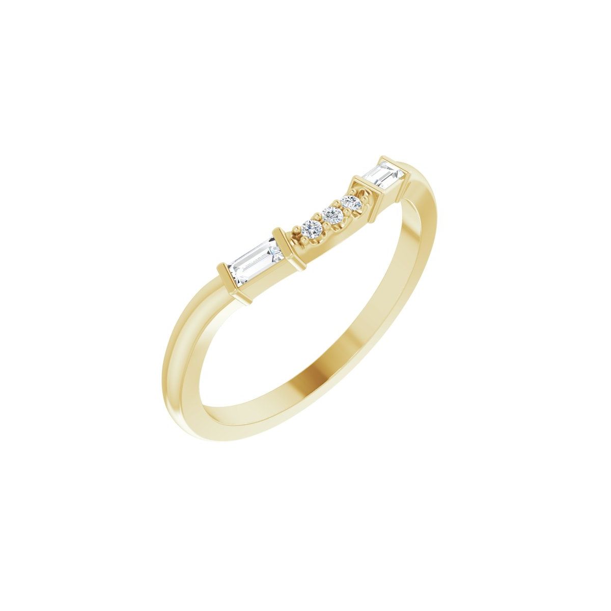 Accented Engagement Ring or Band