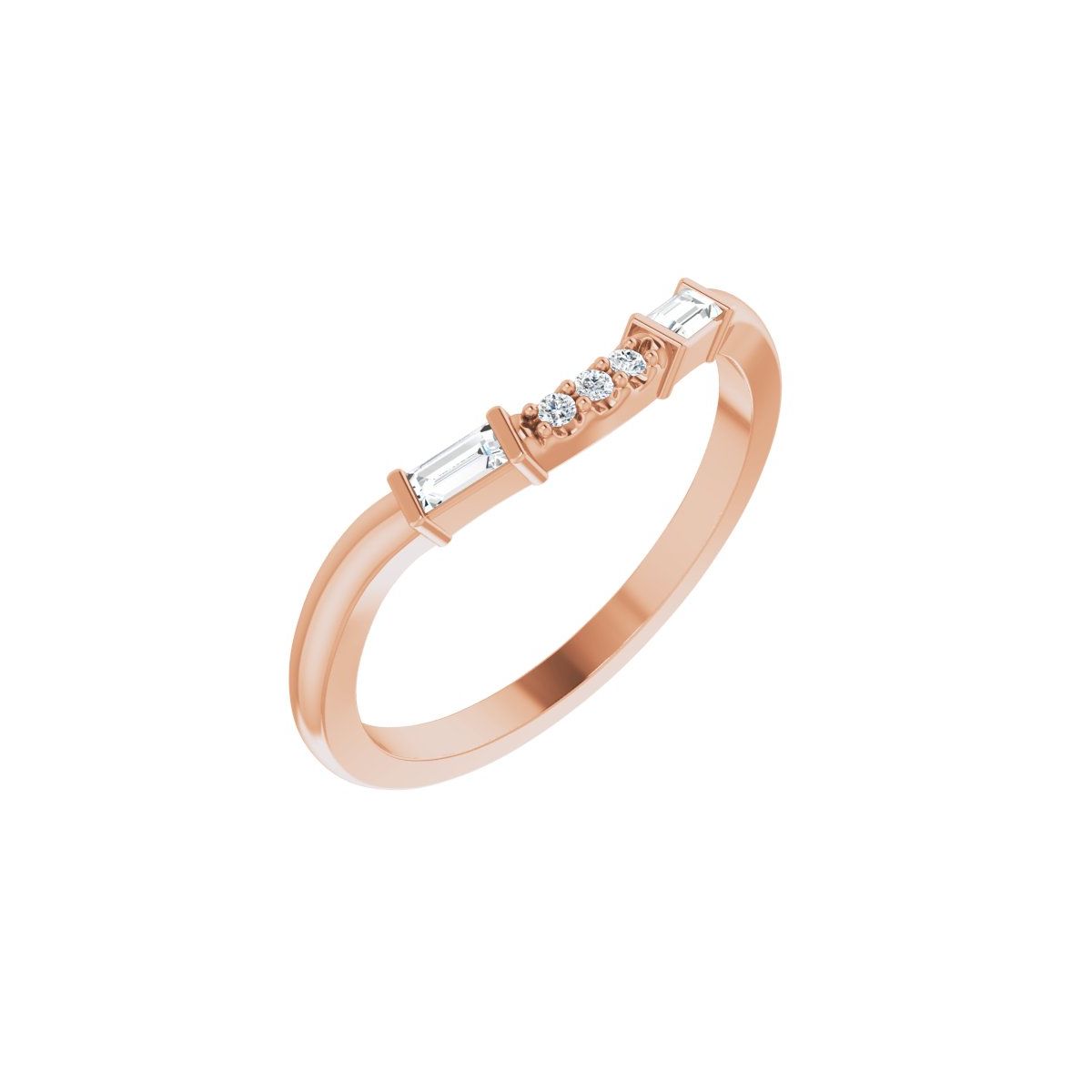 Accented Engagement Ring or Band
