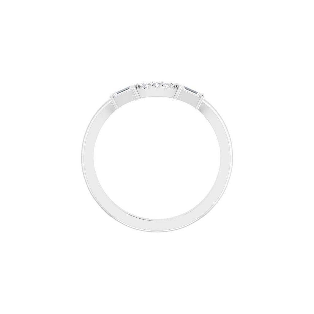 Accented Engagement Ring or Band