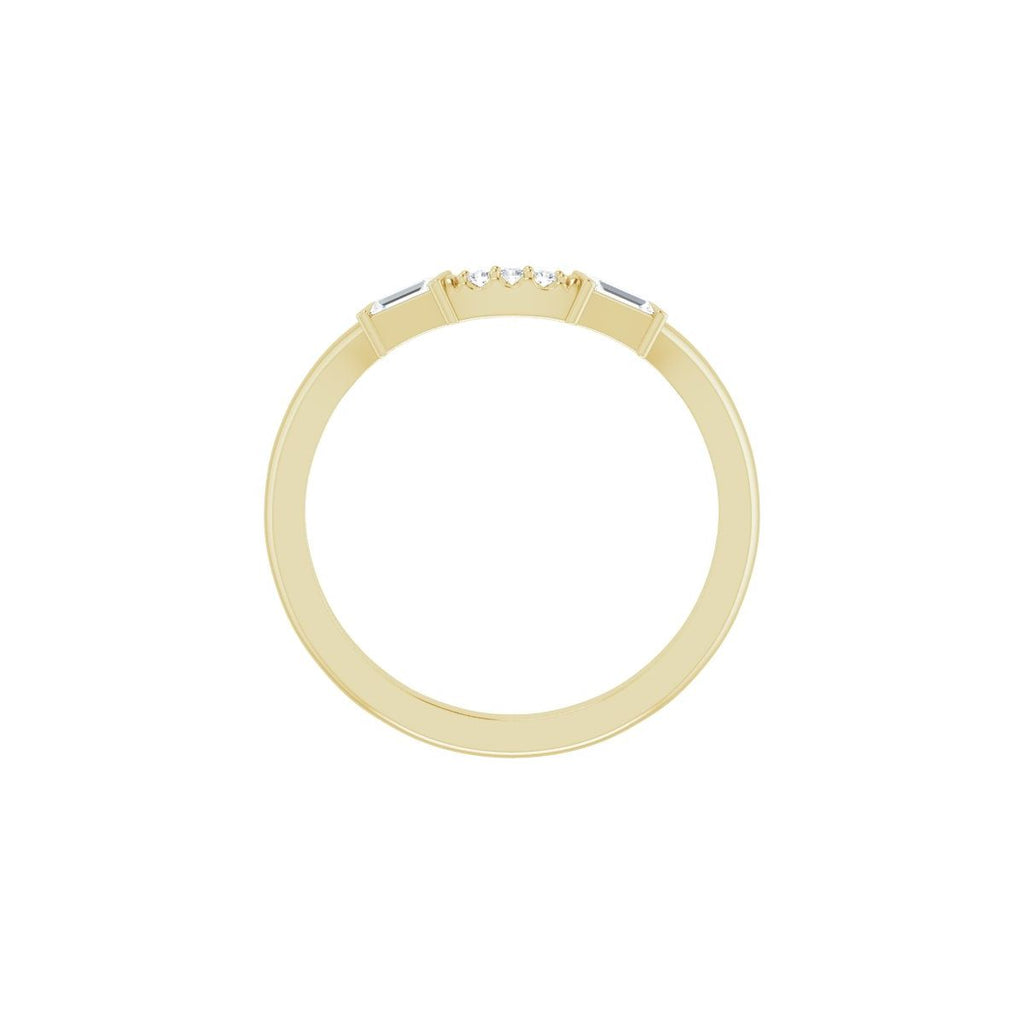 Accented Engagement Ring or Band