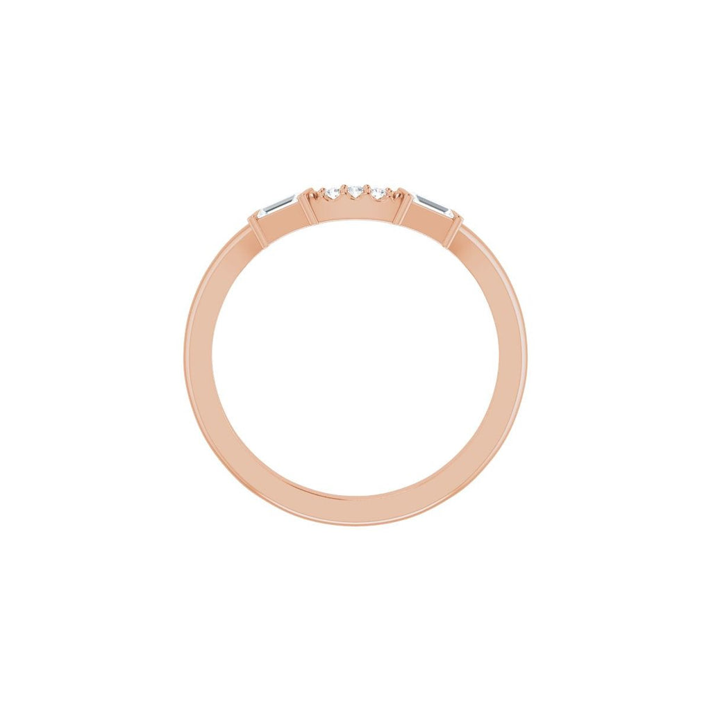 Accented Engagement Ring or Band