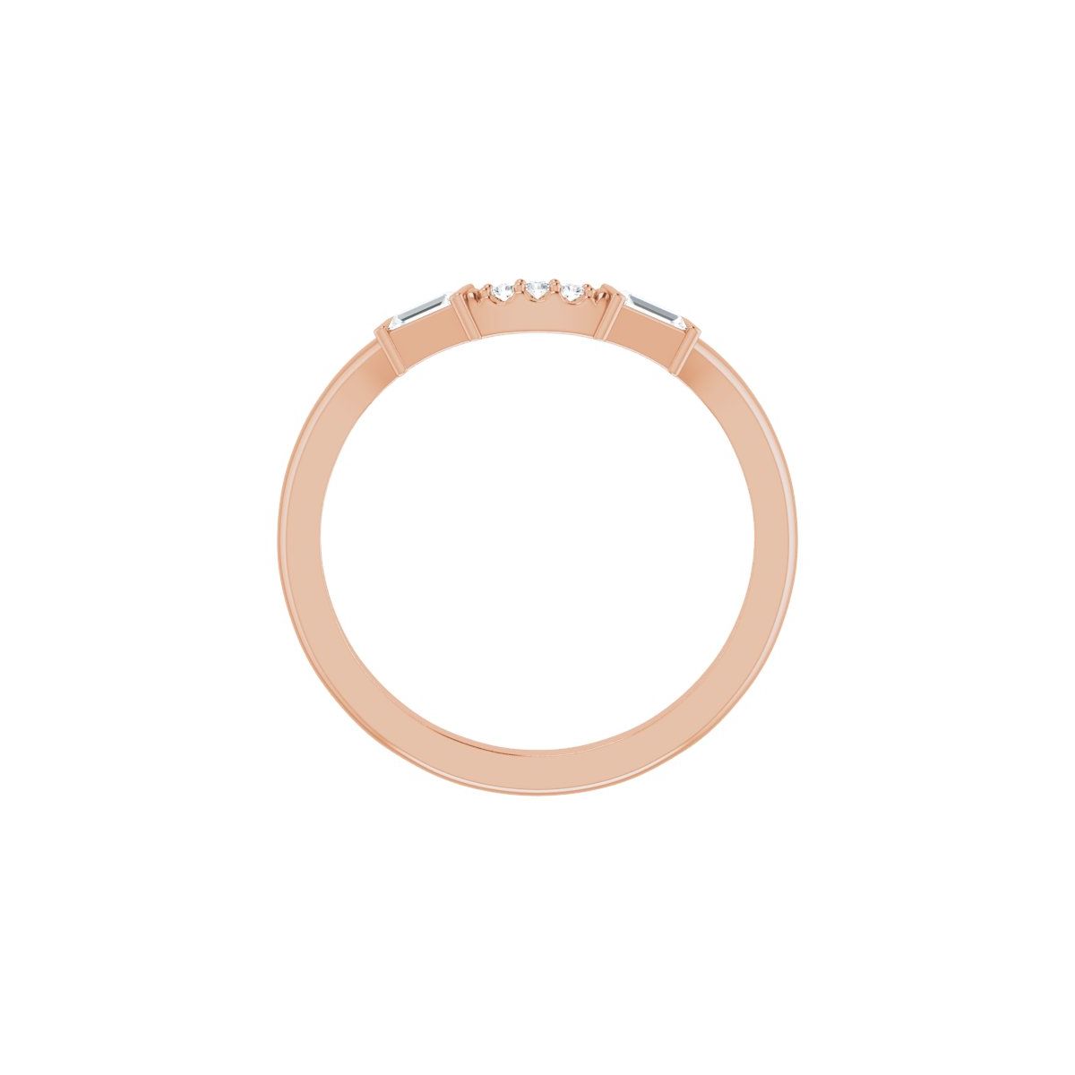 Accented Engagement Ring or Band