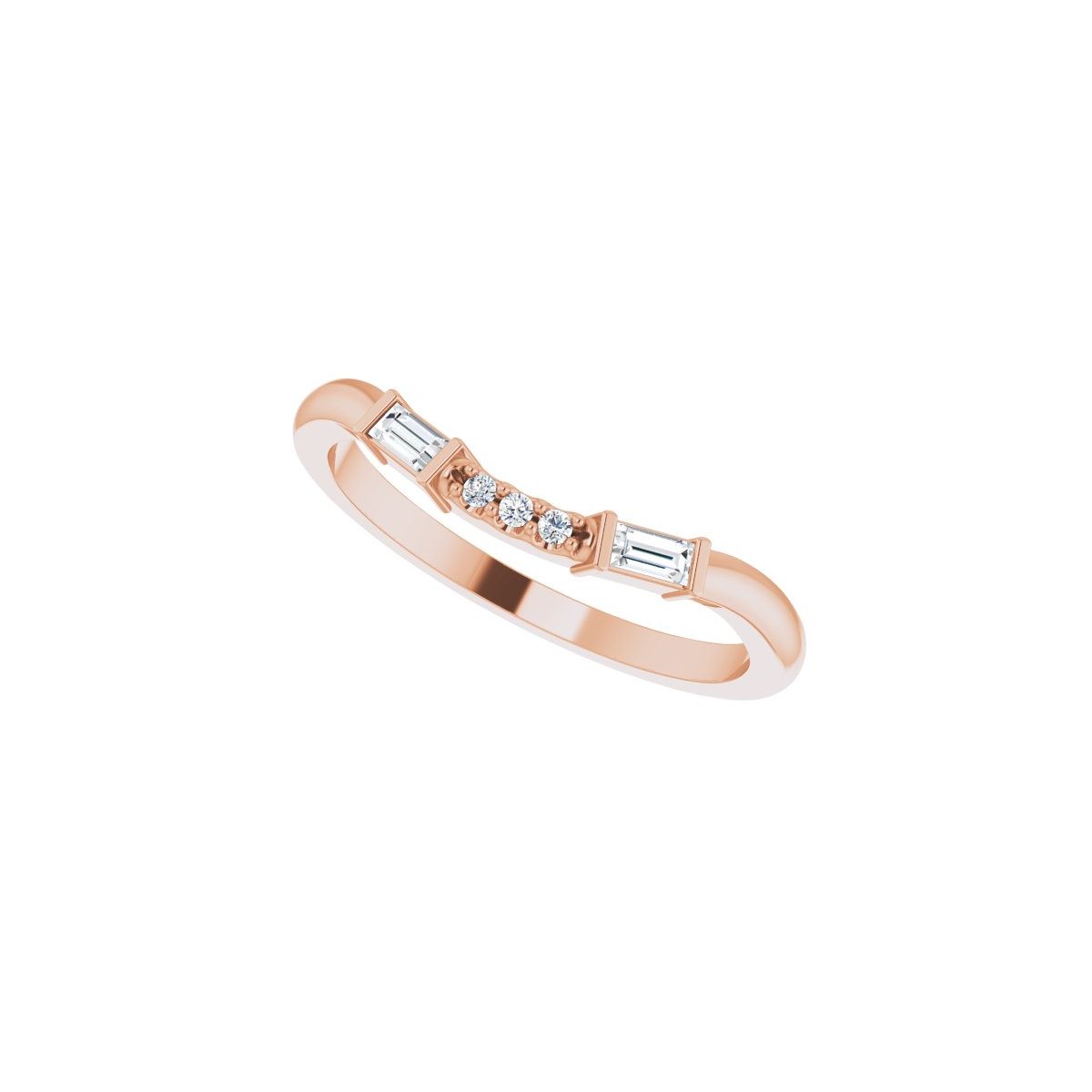 Accented Engagement Ring or Band