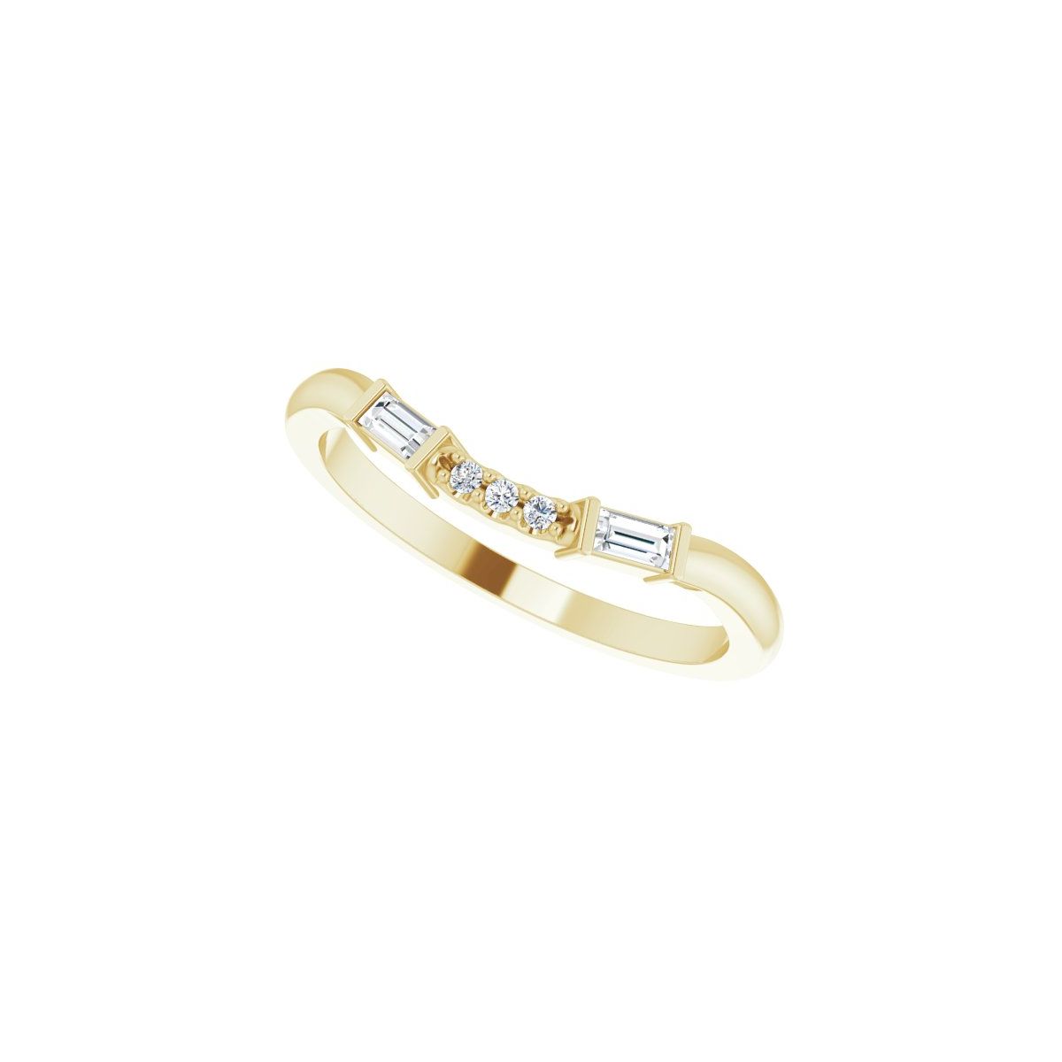 Accented Engagement Ring or Band