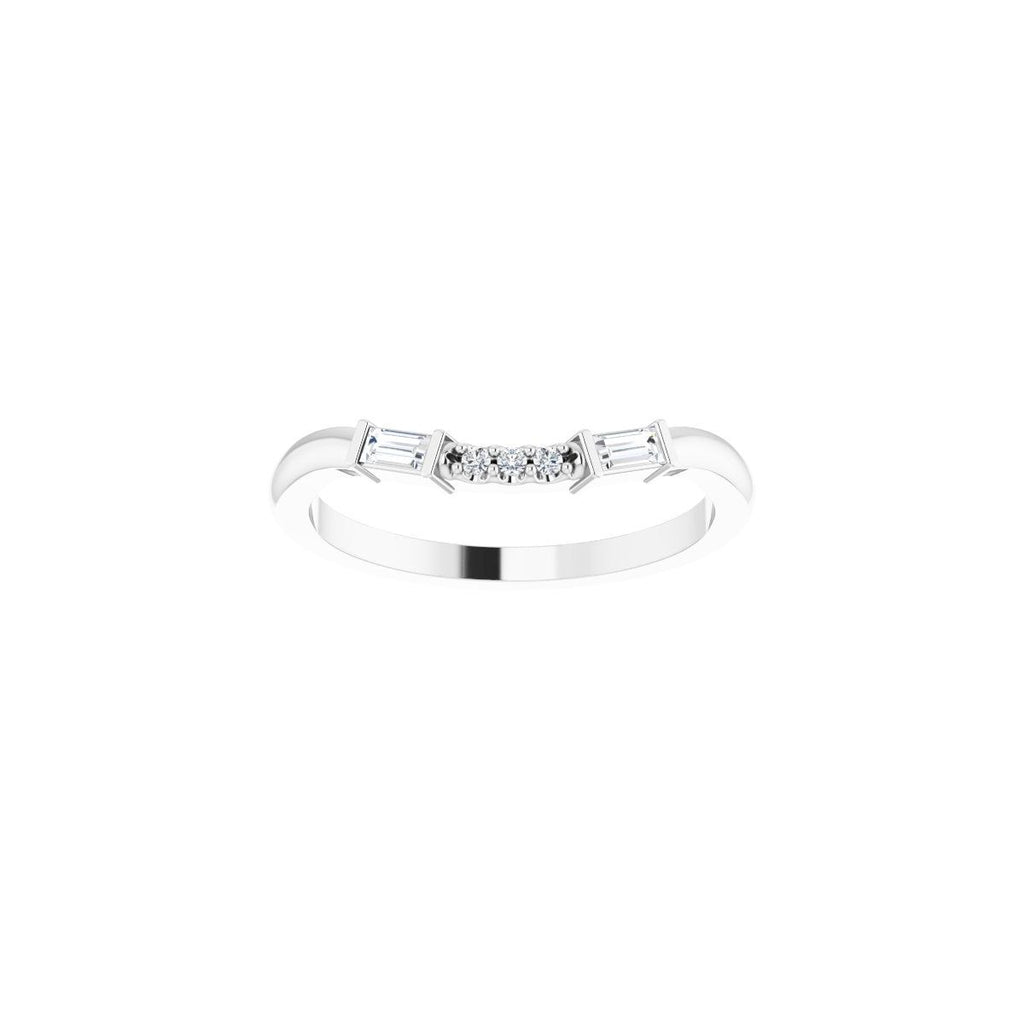 Accented Engagement Ring or Band