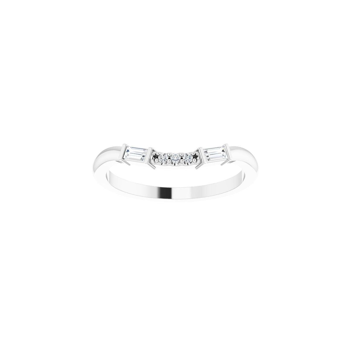Accented Engagement Ring or Band