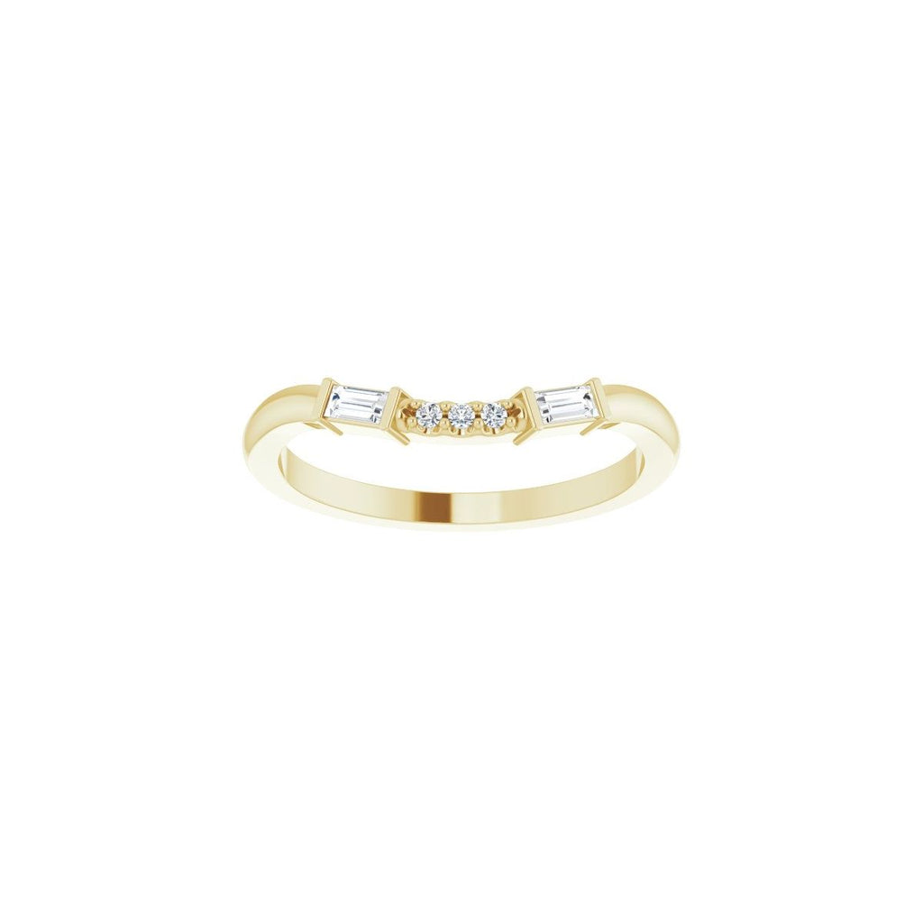 Accented Engagement Ring or Band