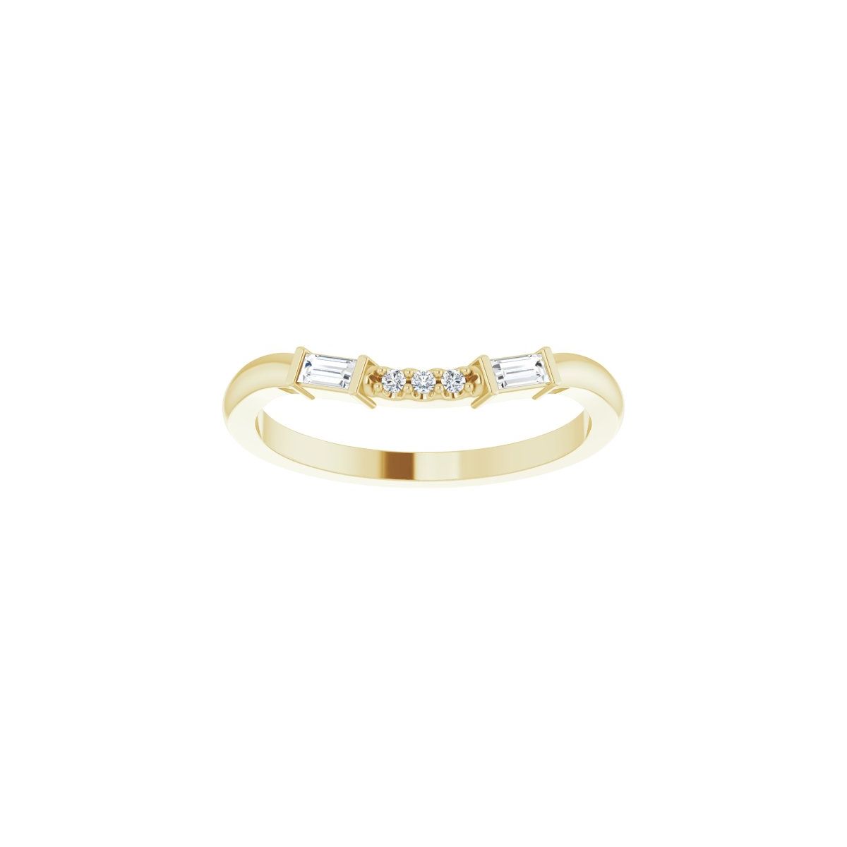 Accented Engagement Ring or Band