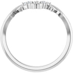Accented Floral Contour Band