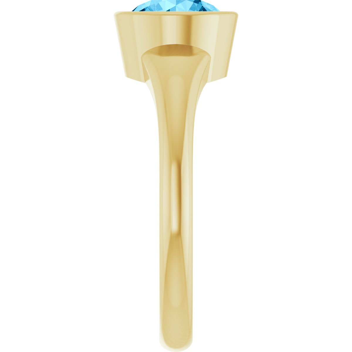Bezel-Set Solitaire Ring