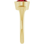Bezel-Set Solitaire Ring