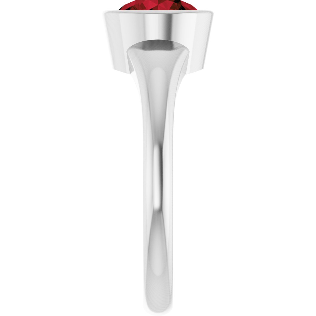 Bezel-Set Solitaire Ring