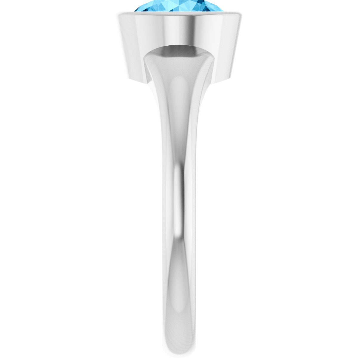 Bezel-Set Solitaire Ring