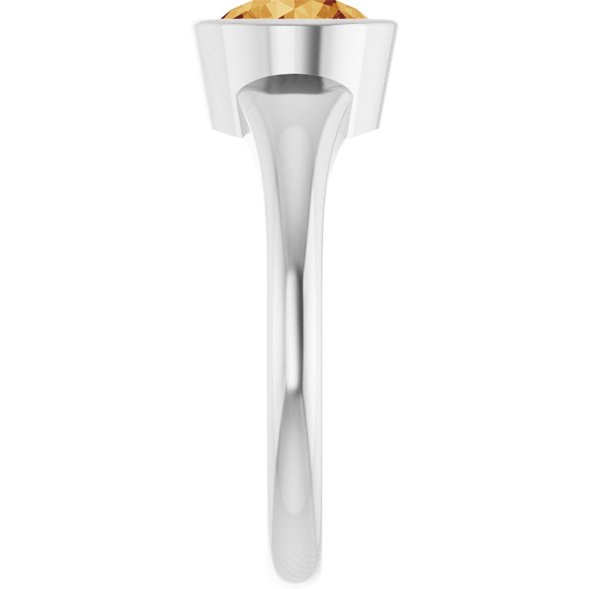 Bezel-Set Solitaire Ring