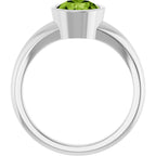 Bezel-Set Solitaire Ring