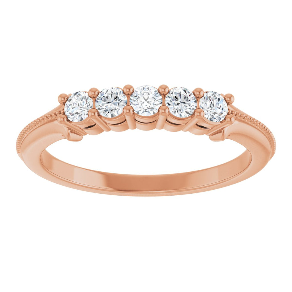 Five-Stone Anniversary Band