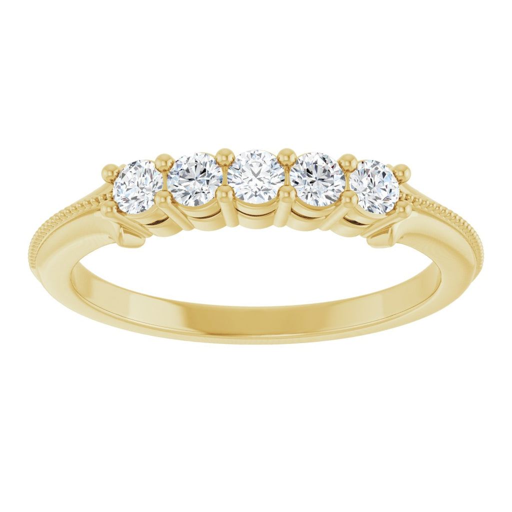 Five-Stone Anniversary Band