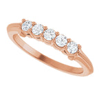 Five-Stone Anniversary Band