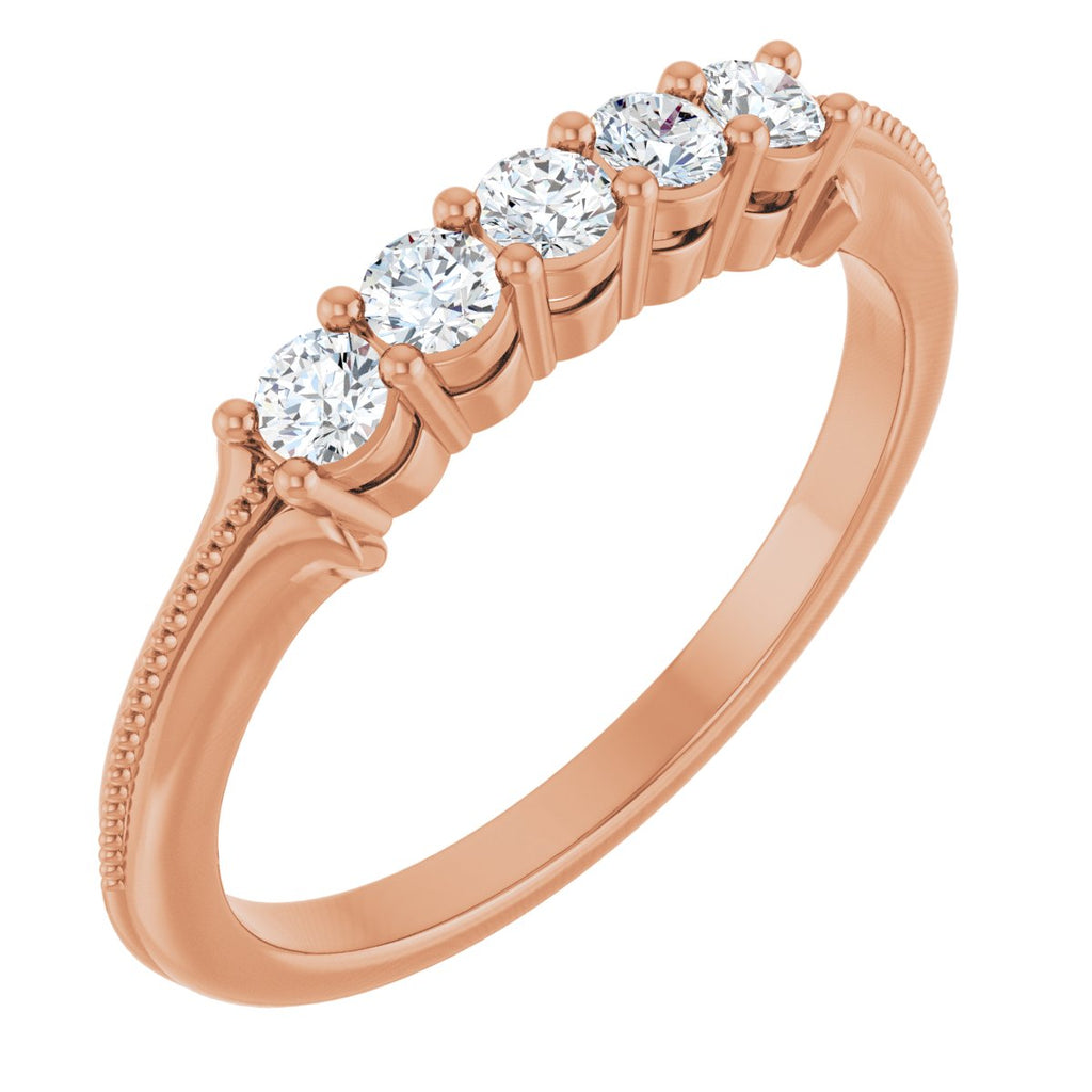 Five-Stone Anniversary Band