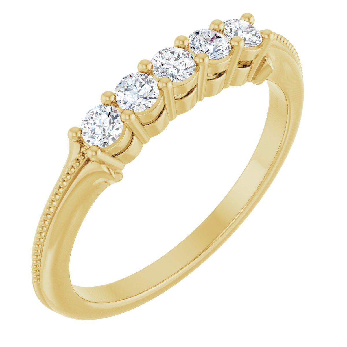 Five-Stone Anniversary Band