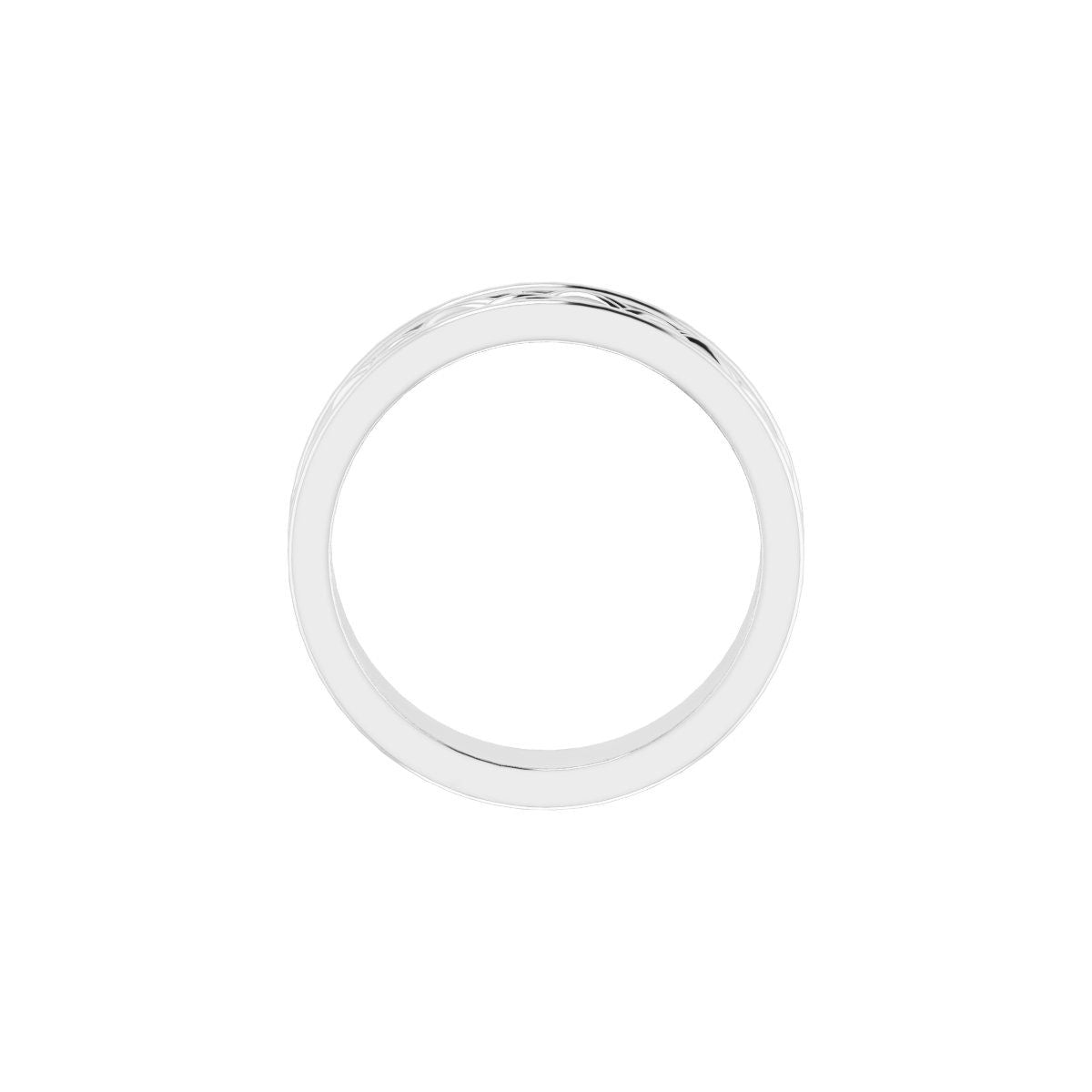 Woven-Design Comfort-Fit Flat Band