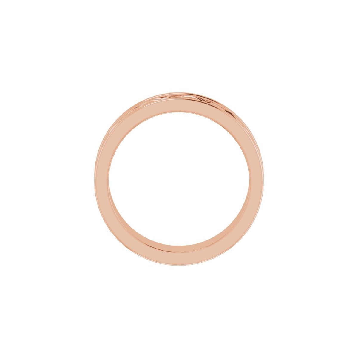 Woven-Design Comfort-Fit Flat Band