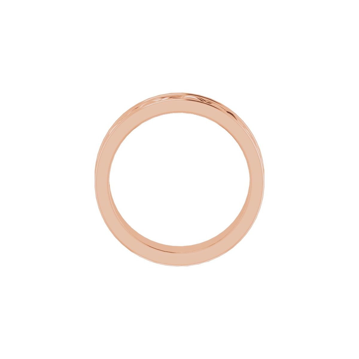 Woven-Design Comfort-Fit Flat Band