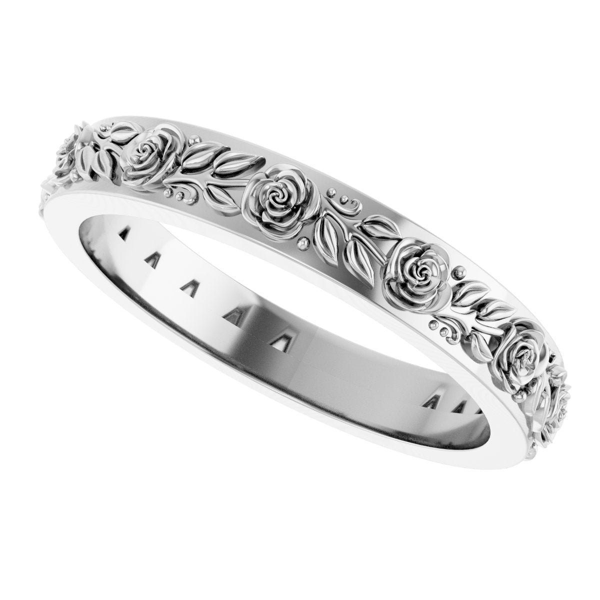 Floral Flat Band