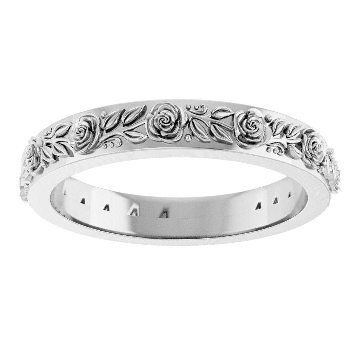 Floral Flat Band