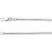 1 mm Diamond-Cut Double-Strand Cable Chain