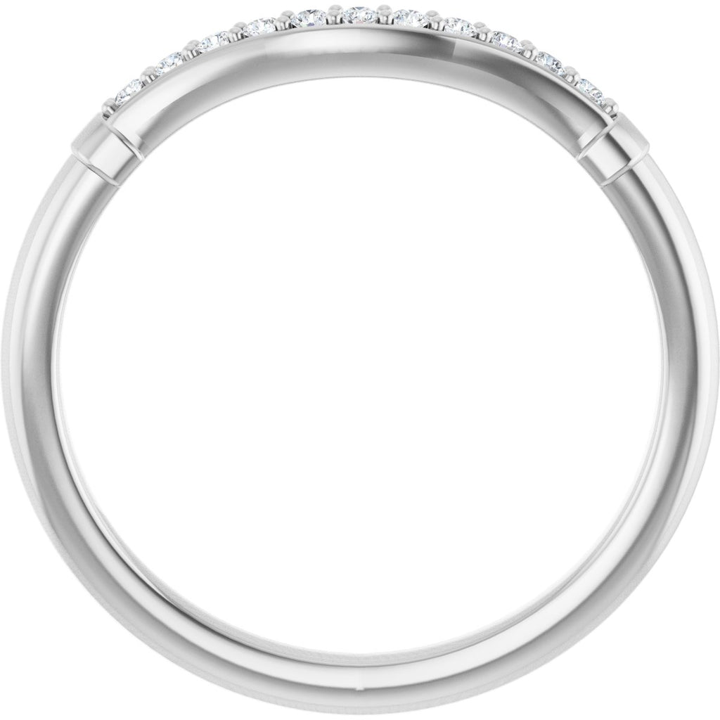 Accented Engagement Ring or Band
