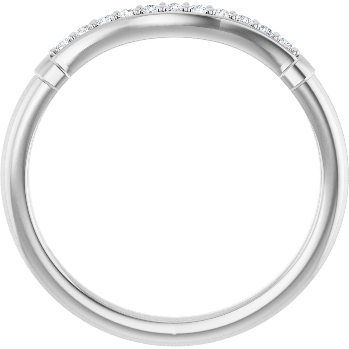Accented Engagement Ring or Band