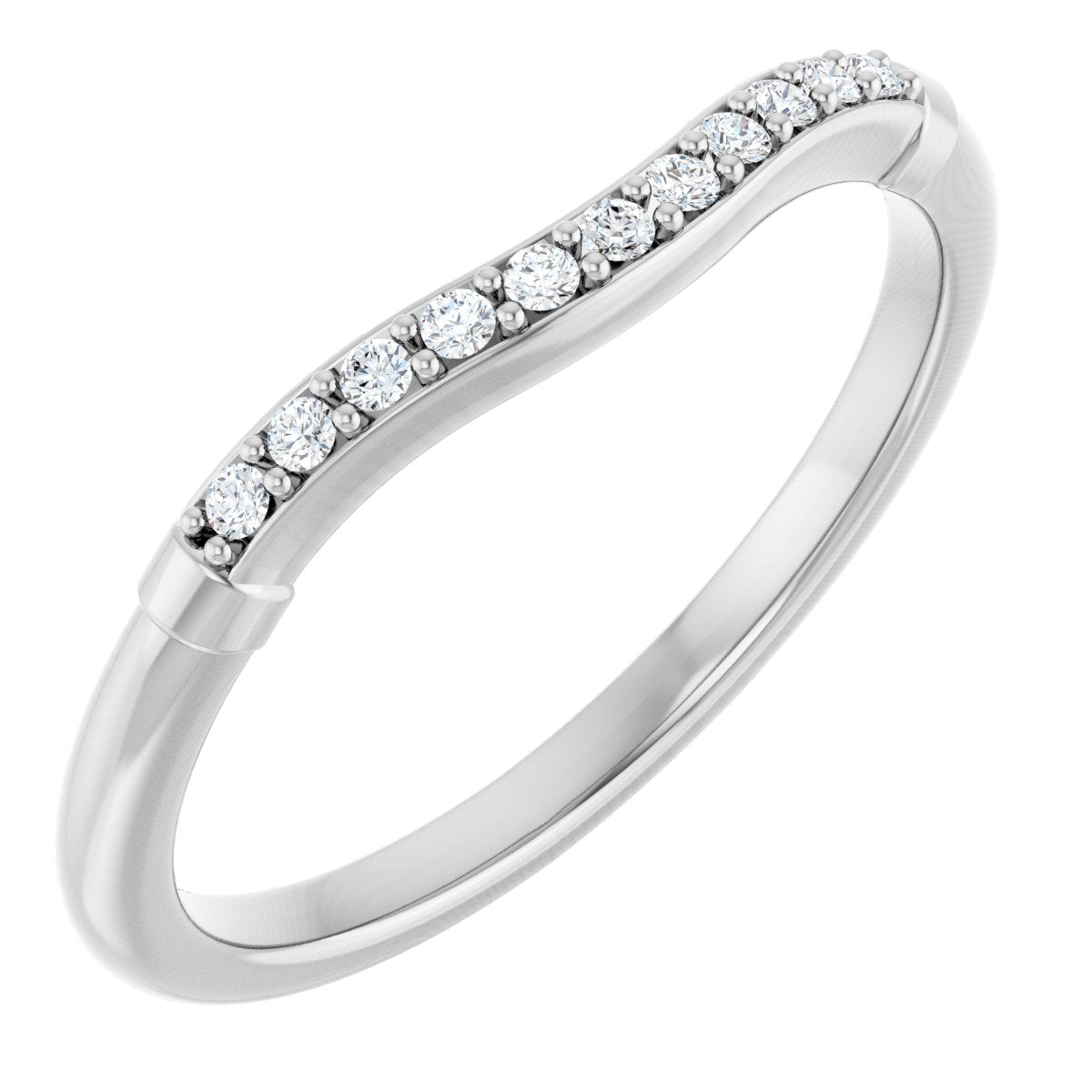 Accented Engagement Ring or Band