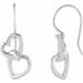 Interlocking Heart Earrings