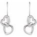 Interlocking Heart Earrings