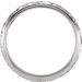 Hand-Engraved Milgrain Stepped-Edge Comfort-Fit Half Round Band